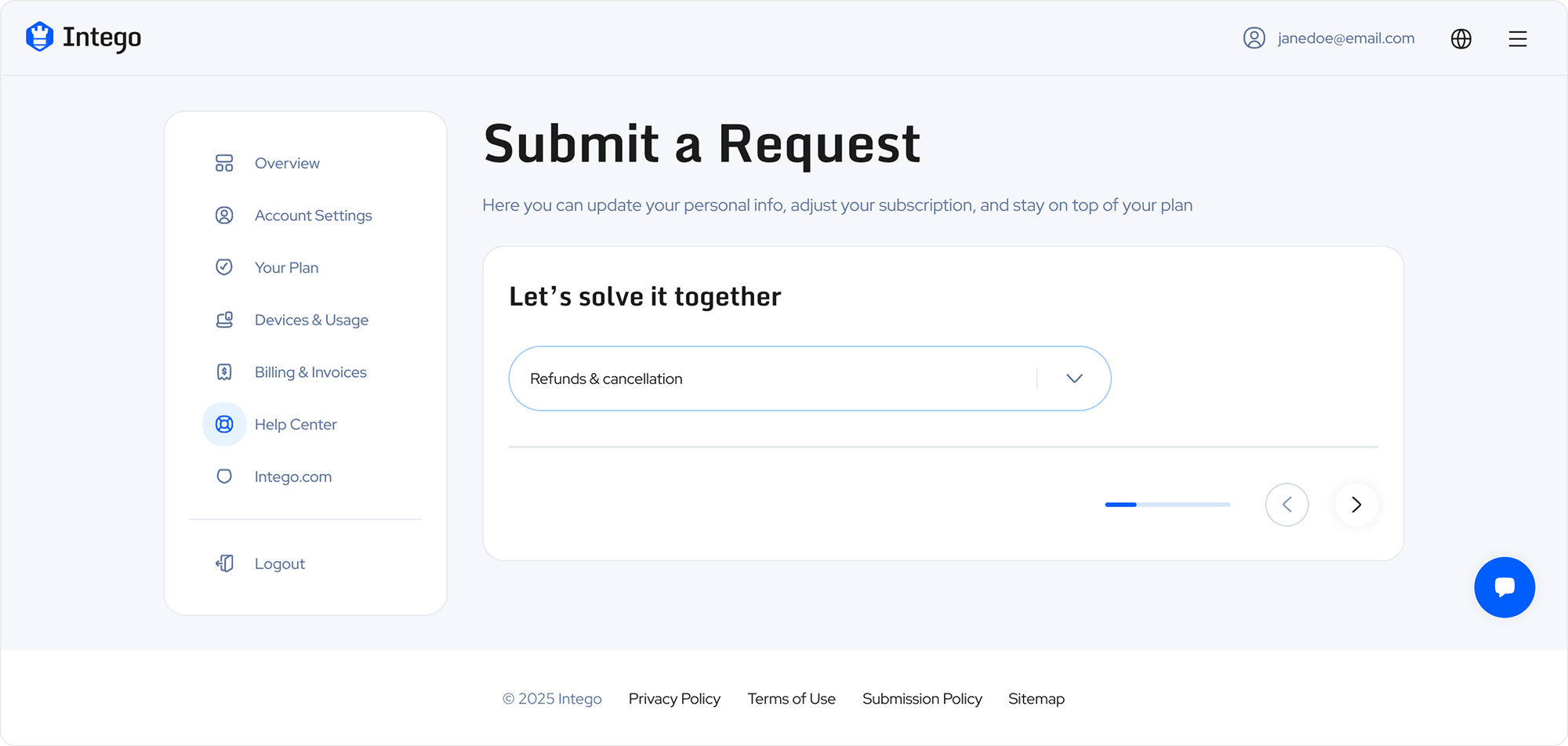 intego web account