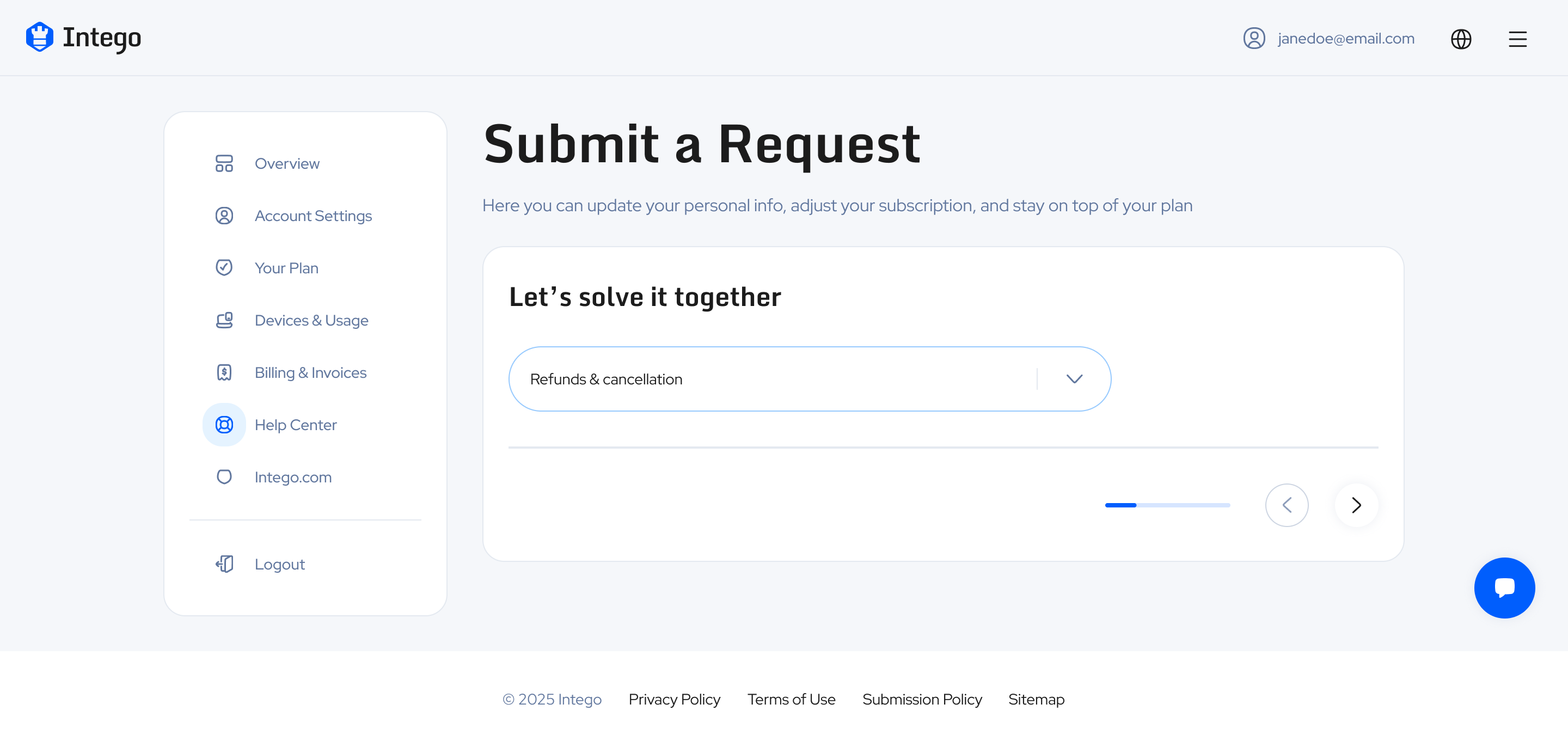 intego web account